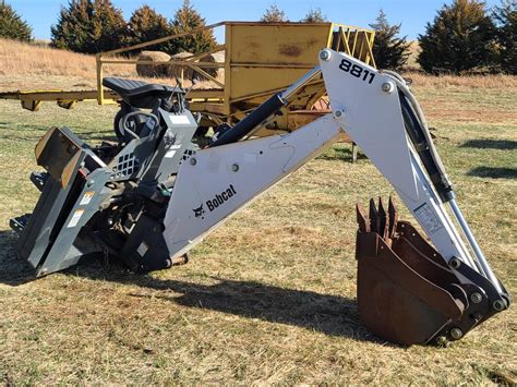 used skid steer backhoe|used bobcat backhoe attachment.